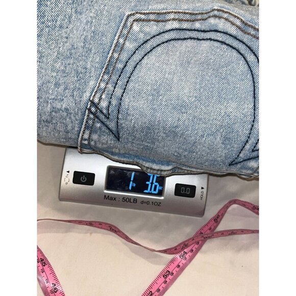 True Religion Rocco Blue Denim Medium Wash Relaxed Skinny Jeans Men's Size 36 - Picture 12 of 12